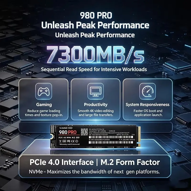 High-Speed 980 PRO PCIe 4.0 X4 - M.2 Nvme 4Tb Pcie 4.0 Ssd 评论和价格