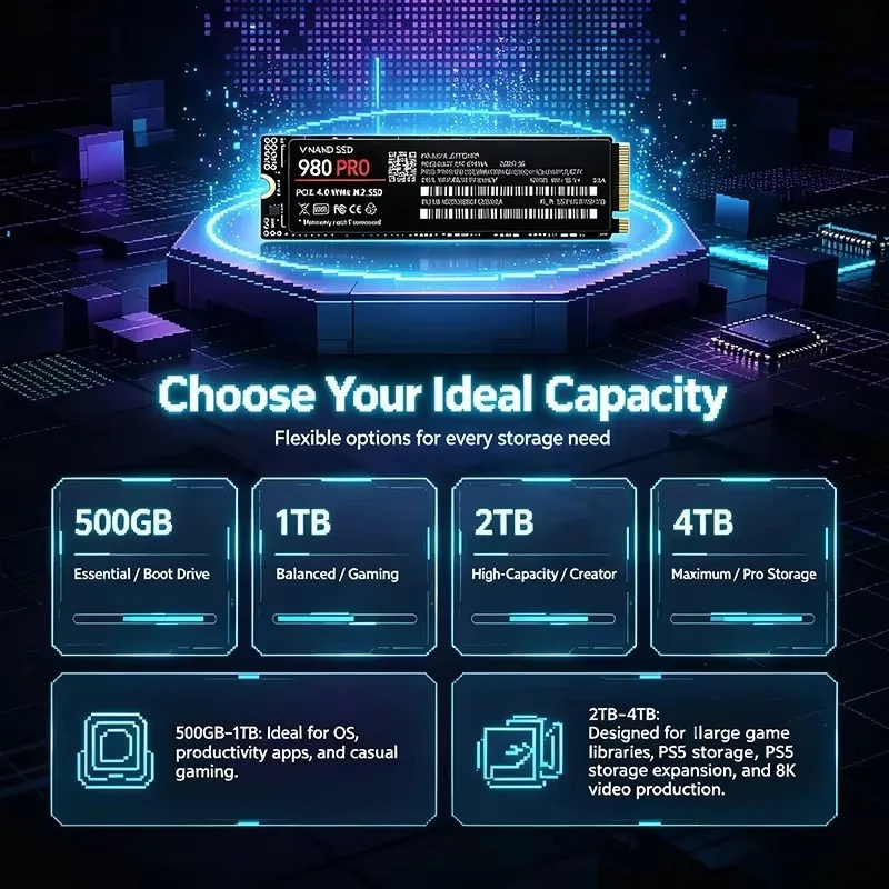 High-Speed 980 PRO PCIe 4.0 X4 - M.2 Nvme 4Tb Pcie 4.0 Ssd 评论和价格