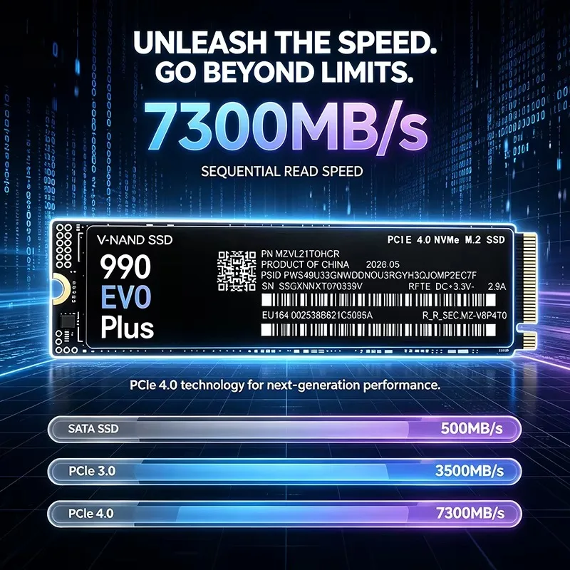990 EVO Plus 500GB-4TB TLC 3D  - M.2 Nvme 4Tb Pcie 4.0 Ssd 评论和价格