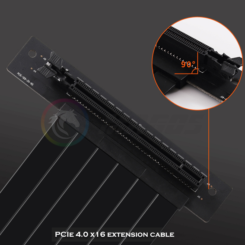 PCIE 4.0 X16 Riser Cable Video - Pcie 4.0 X16 Riser Cable 90 Degree 评论和价格