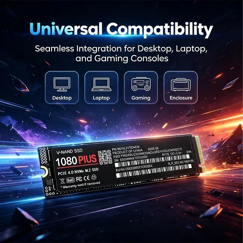 High Speed 100% Original 1080  - M.2 Nvme 4Tb Pcie 4.0 Ssd 评论和价格
